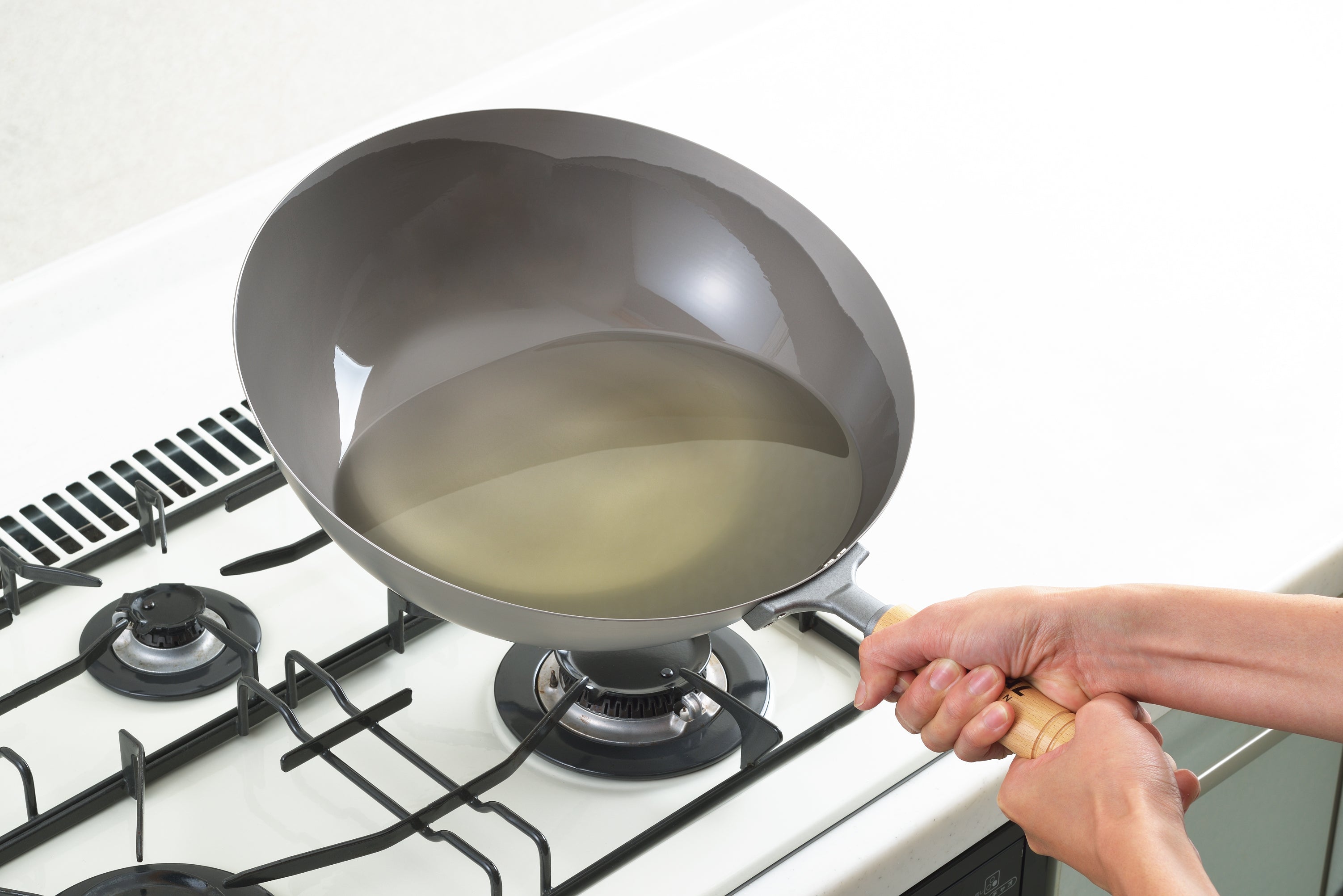 YOSHIKAWA COOK-PAL Titanium Wok 30cm COOK-PAL チタン北京鍋