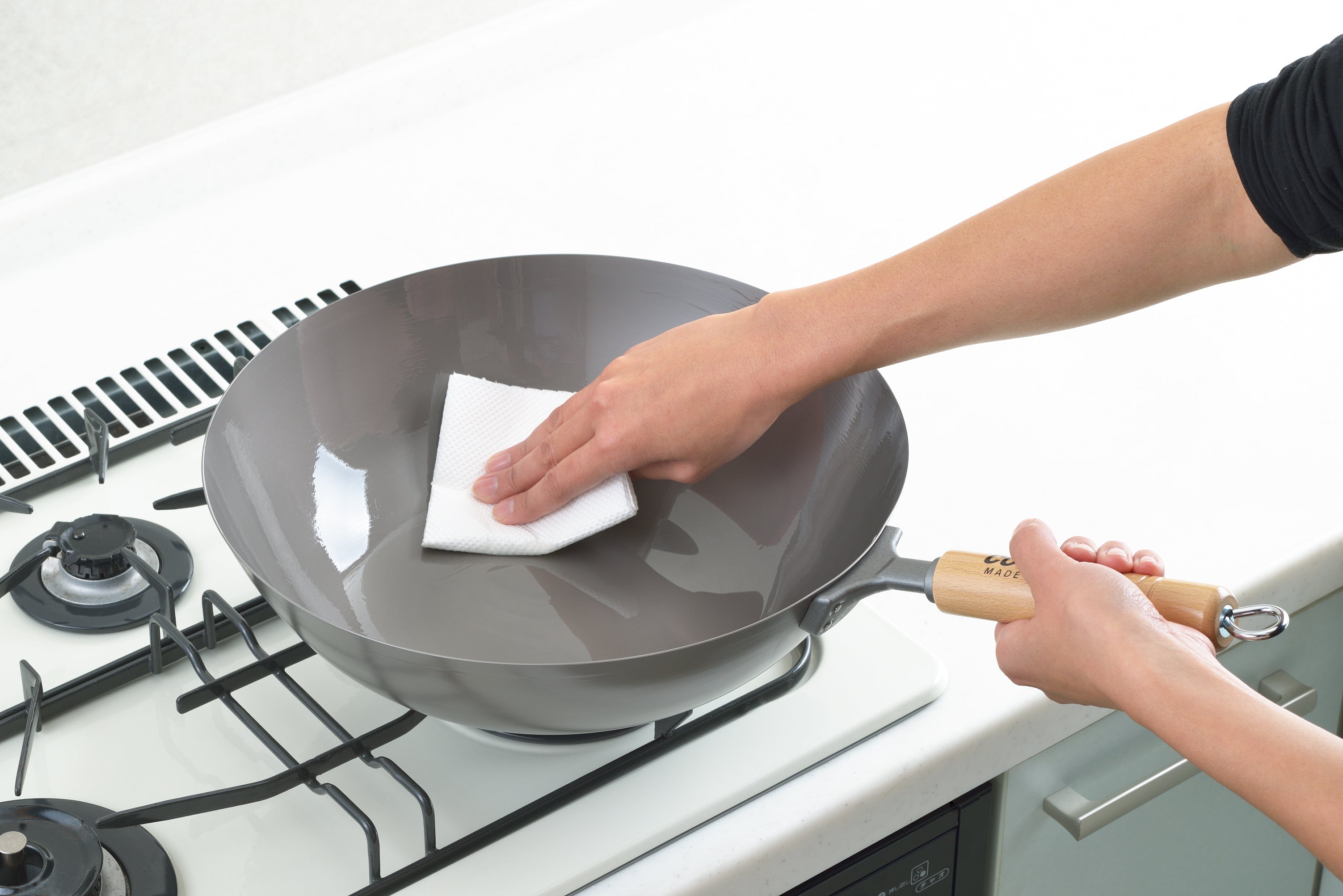 YOSHIKAWA COOK-PAL Titanium Wok 30cm COOK-PAL チタン北京鍋