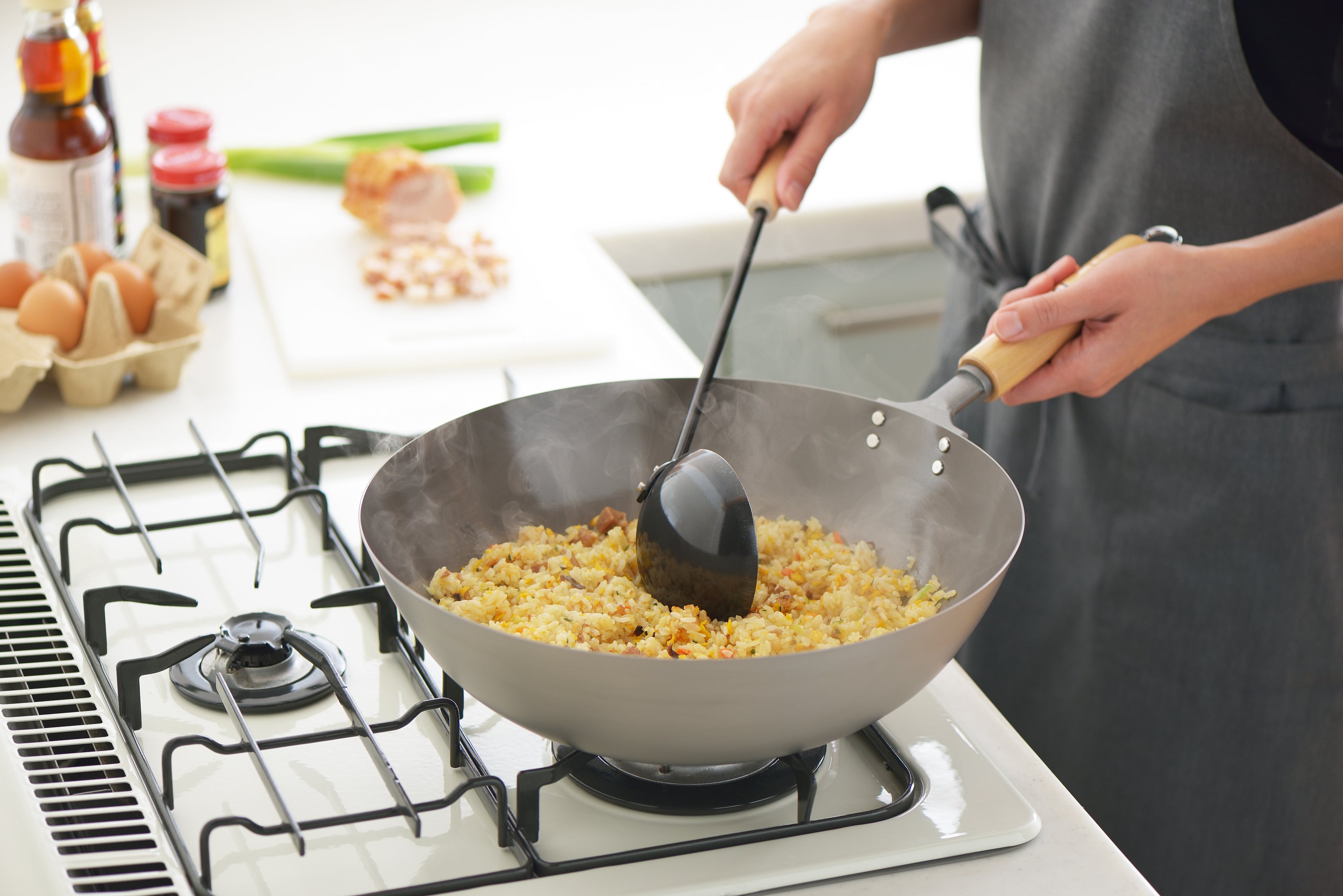 YOSHIKAWA COOK-PAL Titanium Wok 30cm COOK-PAL チタン北京鍋