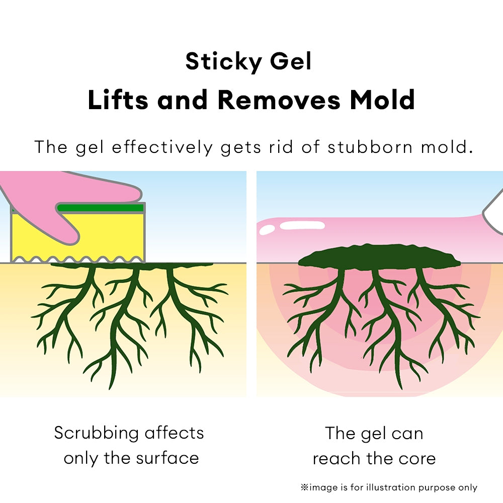 Mold Remover Mould Remover Gel Powerful Professional-Use 業務用スカッとカビ取りジェル 160g, 80g Made in Japan