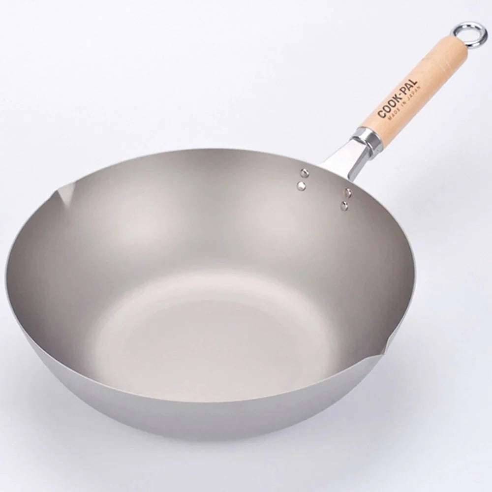 YOSHIKAWA COOK-PAL Titanium Wok 30cm COOK-PAL チタン北京鍋