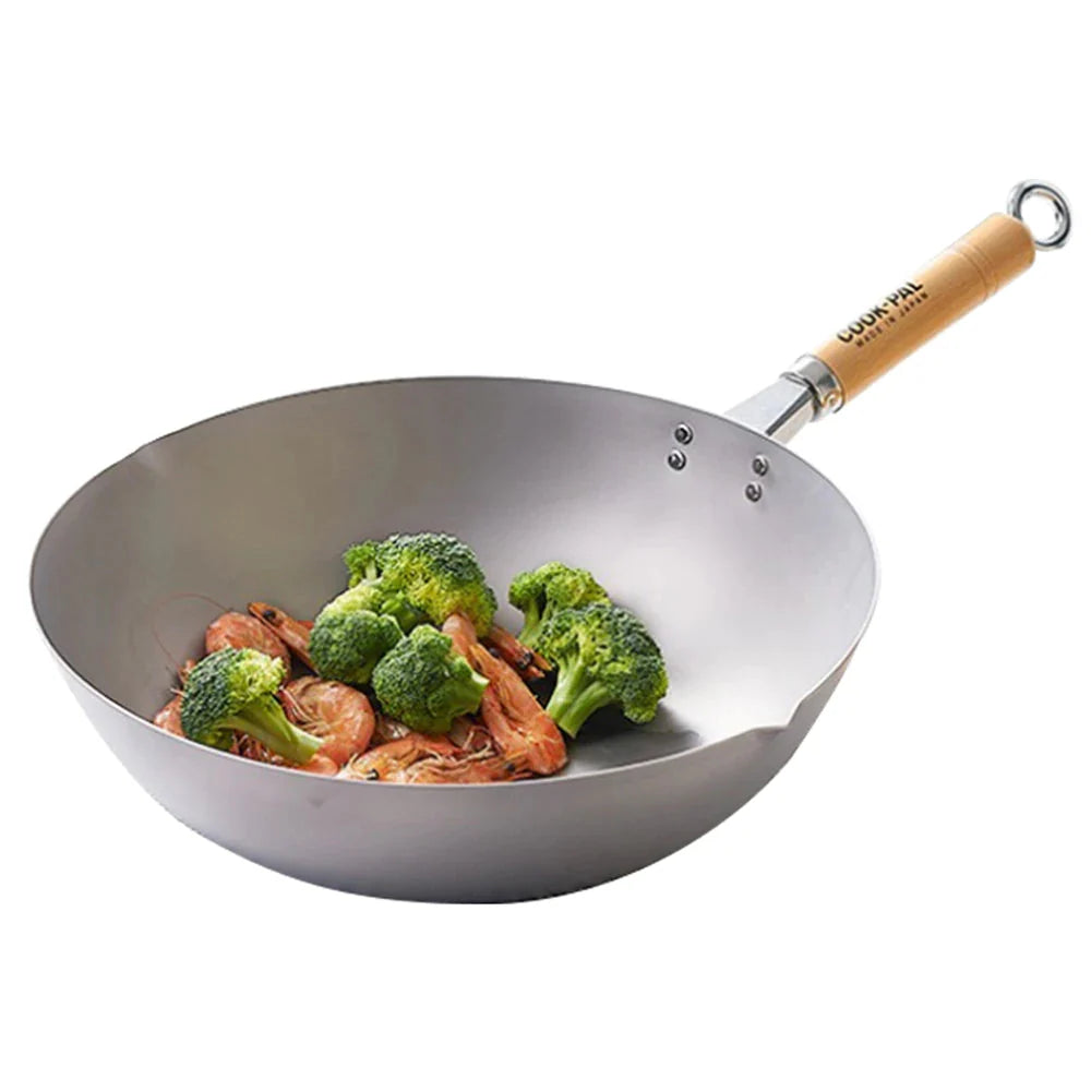 YOSHIKAWA COOK-PAL Titanium Wok 30cm COOK-PAL チタン北京鍋