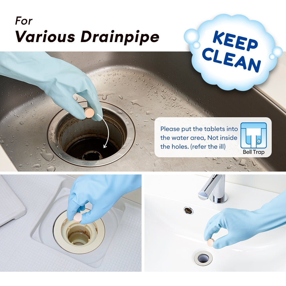 Instant Drainpipe Cleaner Orange Type 30 pills