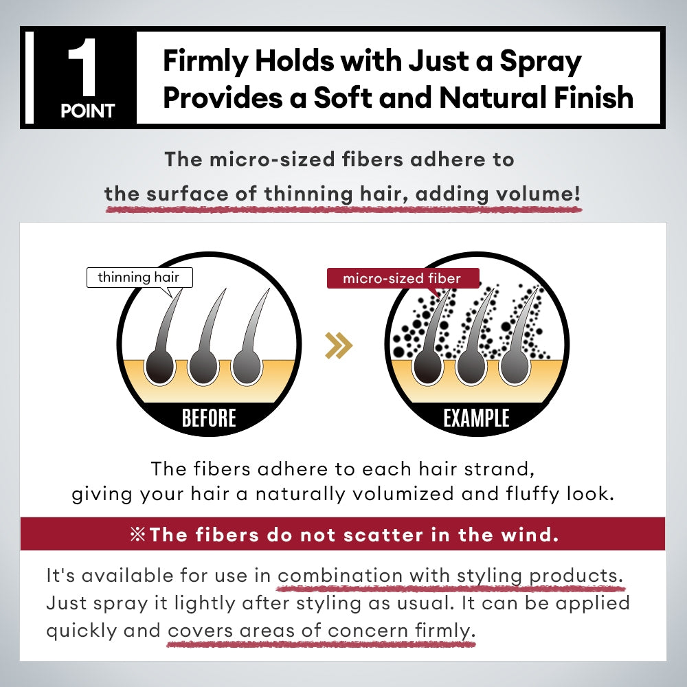 HAIR FOLLOW - covering spray for thin hair