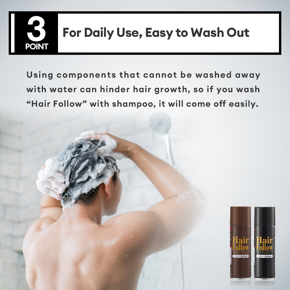 HAIR FOLLOW - covering spray for thin hair