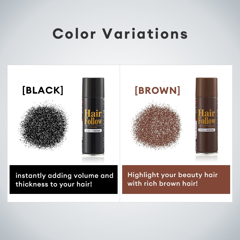 HAIR FOLLOW - covering spray for thin hair