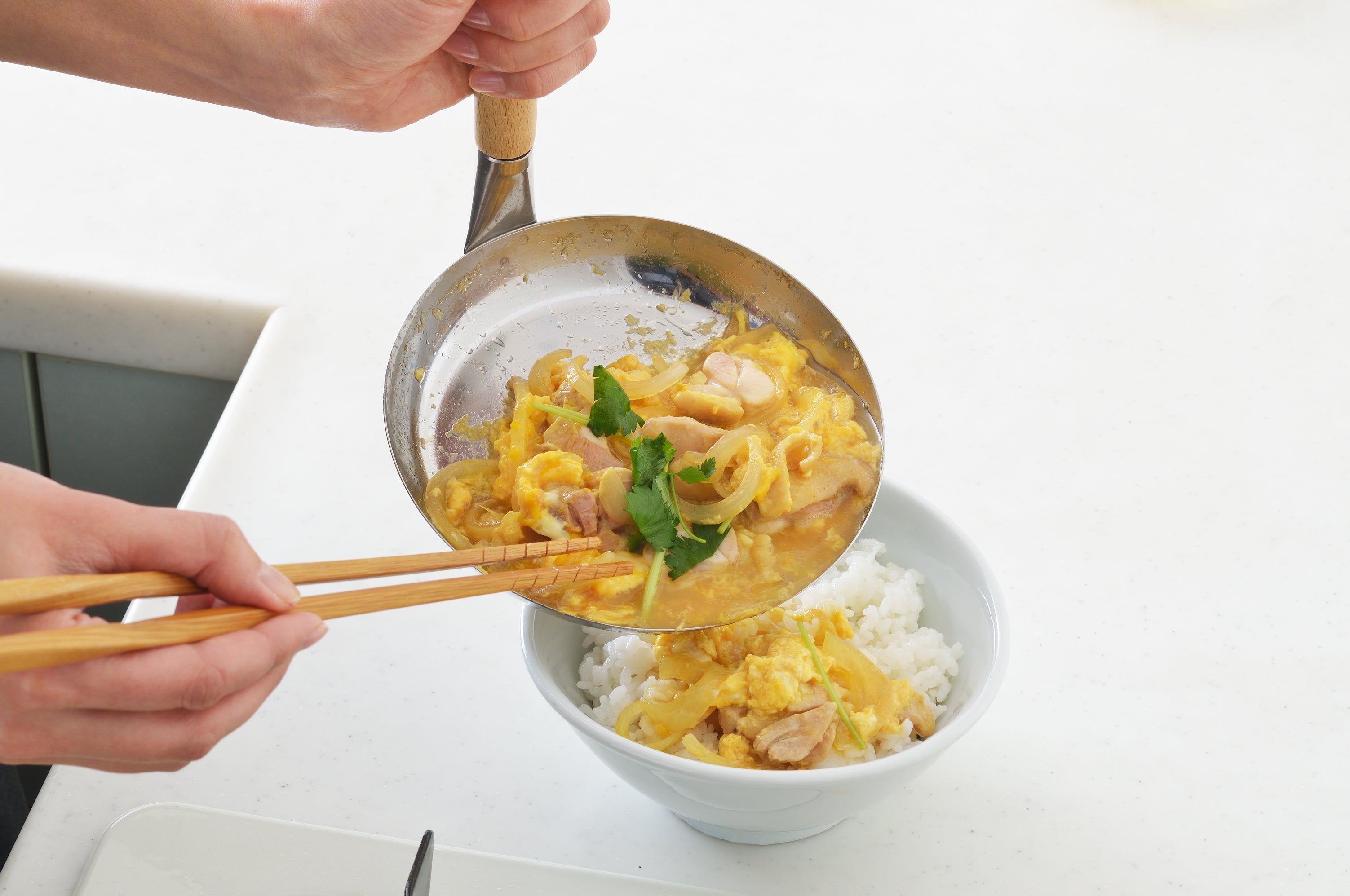 Yoshikawa Stainless Oyakodon-Pan